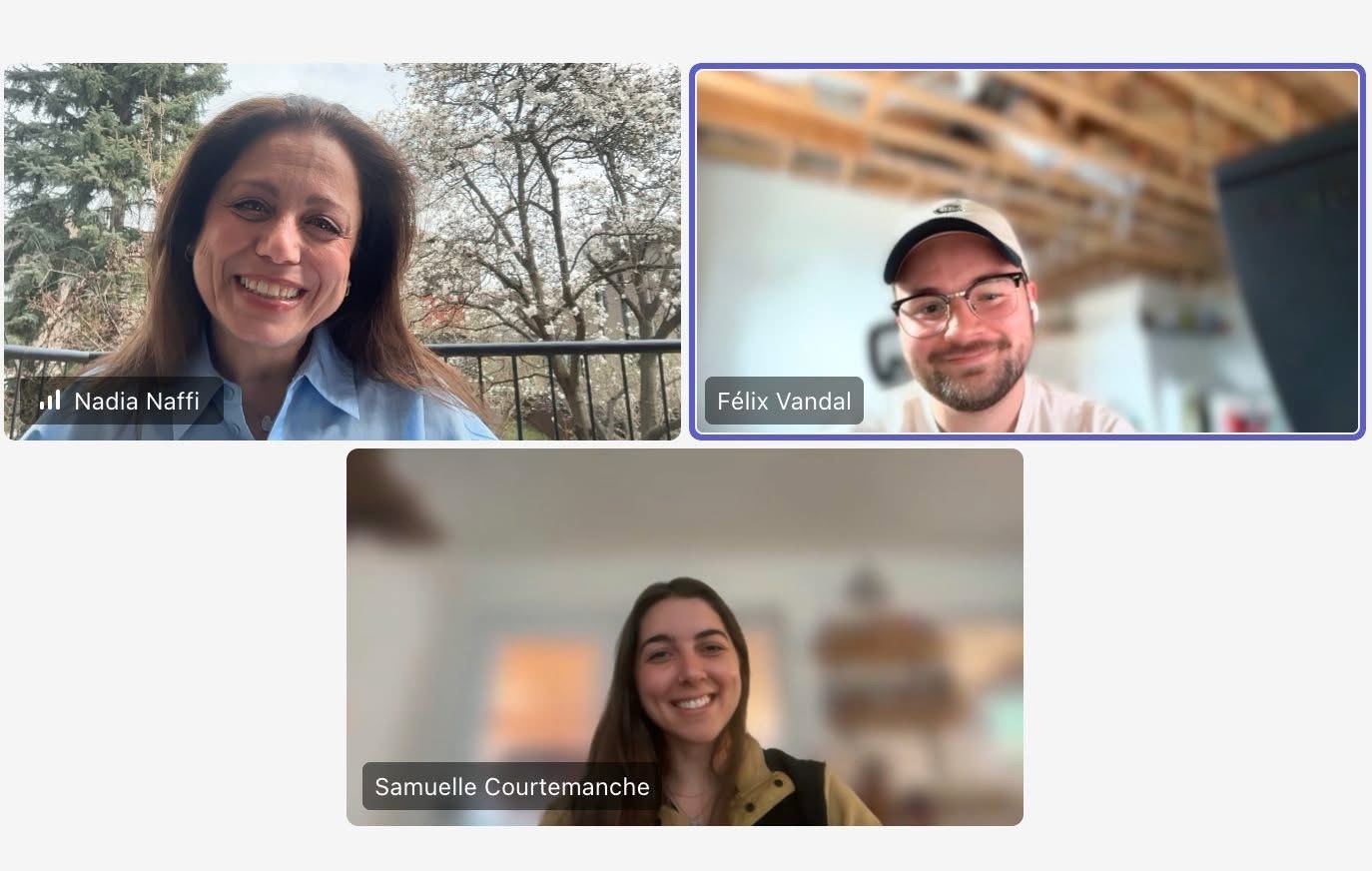 Oh là là… ce que l’équipe communication de la @fse_ulaval nous prépare pour le CampUsTEN automne2026 ! 🤩

Aujourd’hui, belle rencontre avec Félix Vandal et Samuelle Courtemanche autour d’ateliers très concrets pour nos étudiantes et étudiants en technologie éducative : comment mieux projeter son image professionnelle sur LinkedIn, interagir avec des groupes pertinents, valoriser son parcours, et même prendre des photos professionnelles.

Apprendre à se présenter avec justesse, confiance et authenticité dans les espaces professionnels numériques ! J’ai vraiment hâte de voir tout ça prendre forme.

Merci Félix et Samuelle pour vos idées, votre énergie et votre générosité. J’adooooore !!!!

#CampUsTEN26 #TechnologieÉducative @ulaval