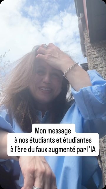 Comme personnes éducatrices, nous avons d’abord la responsabilité de capaciter nos étudiantes et étudiants à naviguer, à survivre et à exceller dans un monde où le faux circule vite, se normalise et influence les perceptions. Mais l’enjeu dépasse la simple détection du faux : il s’agit aussi de les aider à rester lucides face aux personnes qui construisent leurs connaissances, leurs certitudes et parfois leurs décisions à partir de ce faux. C’est là que se joue une part essentielle de leur agentivité, de leur jugement humain critique et de leur responsabilité citoyenne.

#làtusais #deepfakes #education