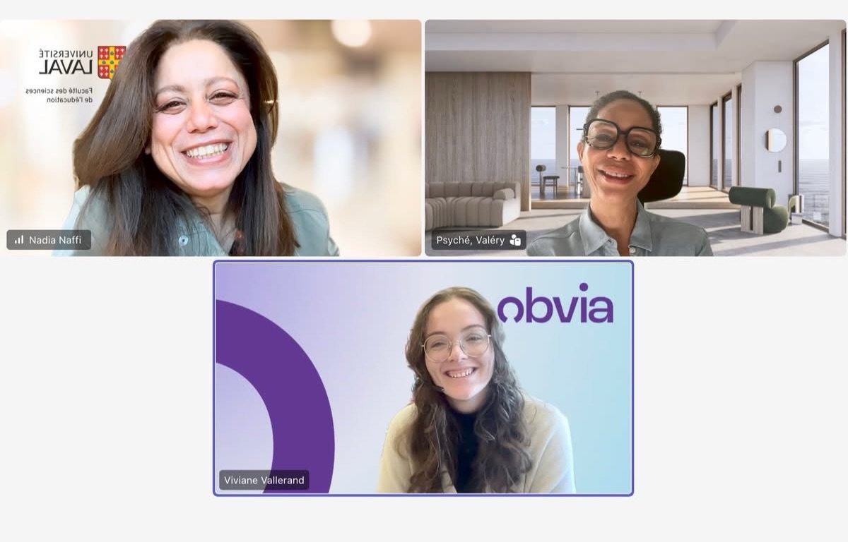 Le trio est de retour ! 💜

@valerypsyche , @viviane.illustrations et moi avons tenu aujourd’hui notre première rencontre de l’axe Éducation et capacitation de l’Obvia pour cette année !

Quel bonheur de retrouver des visages familiers, d’en découvrir de nouveaux et de sentir toute cette belle énergie collective !
Et la communauté s’agrandit ! Nous accueillons 24 nouveaux membres chercheurs, provenant d’universités du Québec et de France, avec des expertises qui touchent l’éducation, l’adaptation scolaire, l’administration, les langues, la médecine, la philosophie, les politiques et l’histoire. De quoi enrichir nos réflexions et multiplier les collaborations !

Au programme de notre rencontre : Le renouvellement de l’Obvia et ses trois domaines prioritaires : Normes et responsabilités, Pouvoir et compétences, Défense et sécurité. Les projets qui nous attendent en 2027 : les colloques de l’ACFAS et du CRIFPE, le Bootcamp Intelligence A+H, les webinaires de l’axe, les travaux du Centre d’expertise de l’IA en éducation et la prochaine édition de l’État de la situation de l’Obvia. 

De nouvelles occasions de collaboration, une place à faire grandir pour nos membres étudiants et une journée de réflexion collective que nous préparons pour mai 2027.

Un grand merci à Béatrice Douville, de l’Obvia, qui est venue nous présenter les appels à projets, notamment le programme Intersections !

Et un merci tout particulier à Ann-Louise Davidson 🇨🇦 et à Yassine EL BAHLOULI, qui ont tenu le flambeau pendant l’année où Viviane et moi étions absentes. Merci d’avoir assuré la continuité de l’axe et d’avoir gardé cette belle dynamique vivante ! 

Merci aussi à toutes les personnes présentes, pour leurs idées, leur enthousiasme et leur envie de contribuer.

Valéry, Viviane, tellement heureuse de reformer ce trio ! ❤️
On a de beaux projets devant nous, et j’ai déjà hâte à la suite !